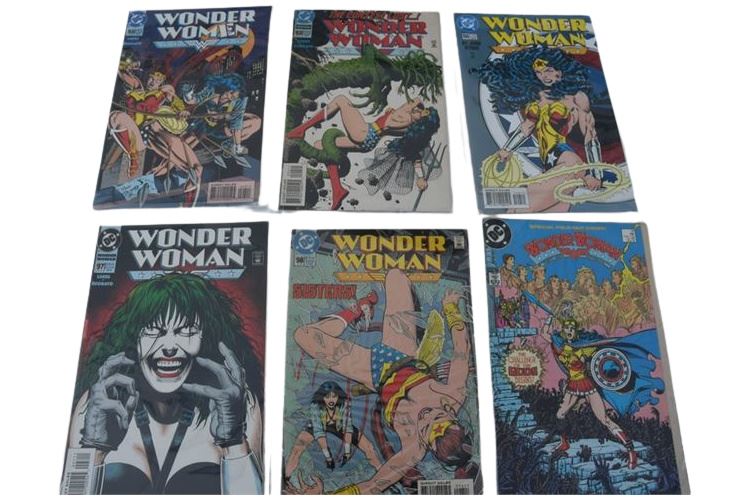 WONDER WOMAN #10, 92, 93, 97, 98, 106, DC COMICS