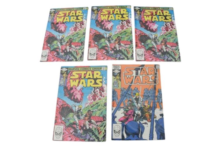 1982 STAR WARS FOUR LOTS #59, #60, MARVEL COMICS