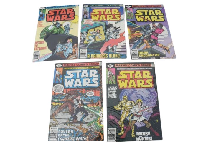 1979 STAR WARS #27, 28, 29, 30,   1980 STAR WARS #31  MARVEL COMICS