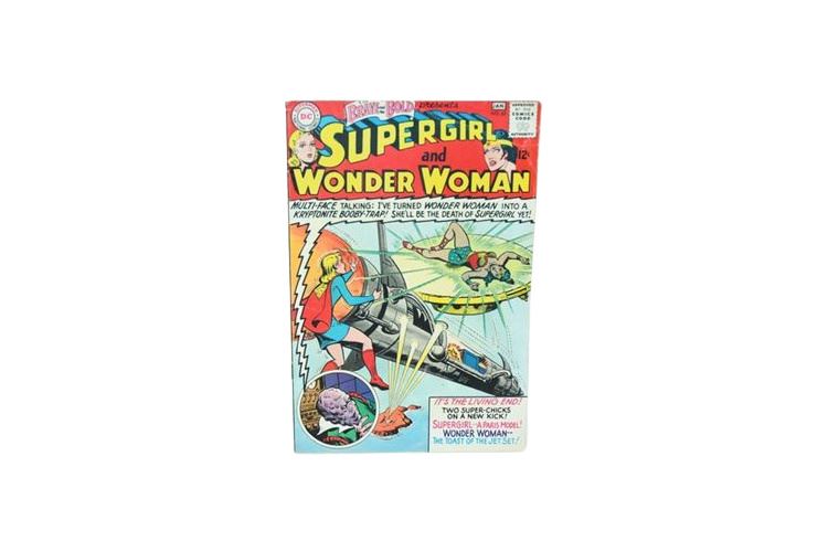 1966 BRAVE AND THE BOLD PRESENTS SUPERGIRL AND WONDER WOMAN # 63 DC COMICS