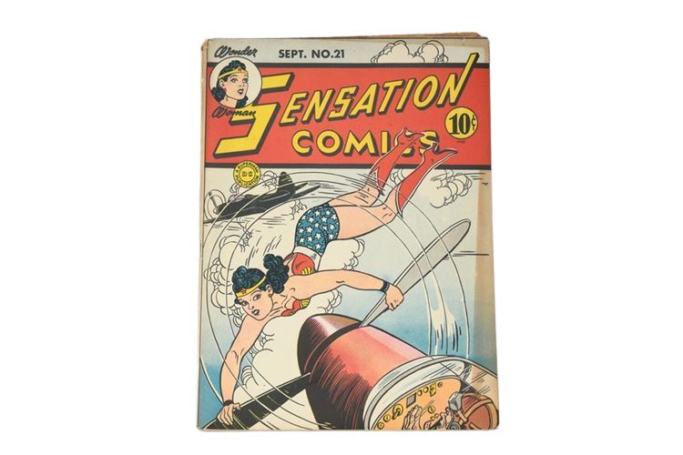 1943 SENSATION COMICS #21 DC COMICS