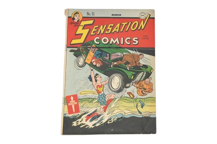 1946 SENSATION COMICS #51 DC COMICS