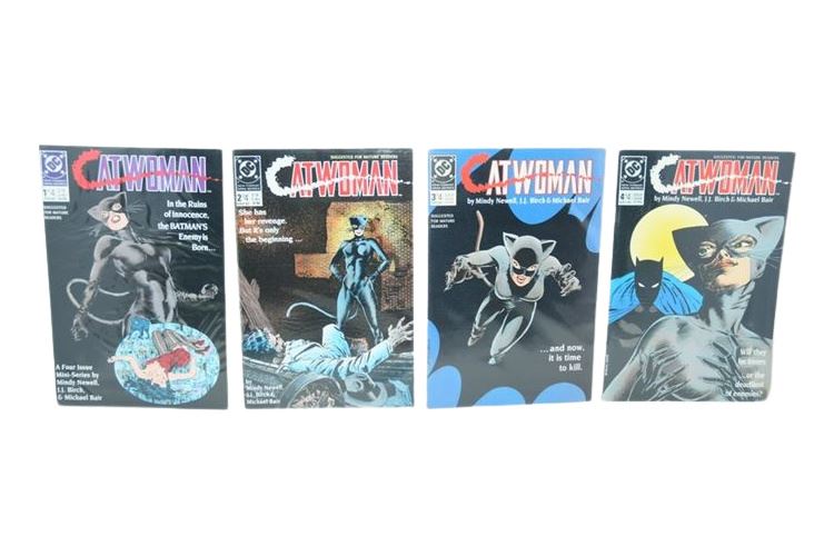 1989 CATWOMAN FOUR PART SERIES 1-4 DC COMICS