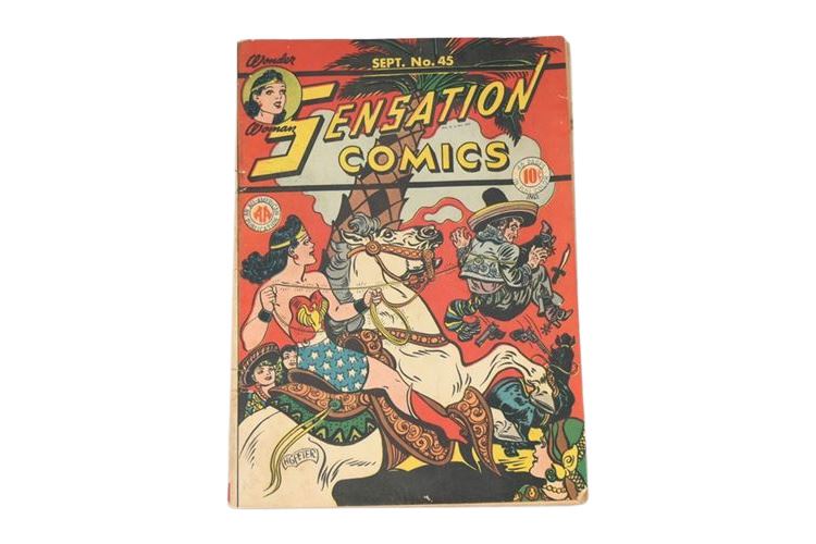 1945 SENSATION COMICS #45 DC COMICS