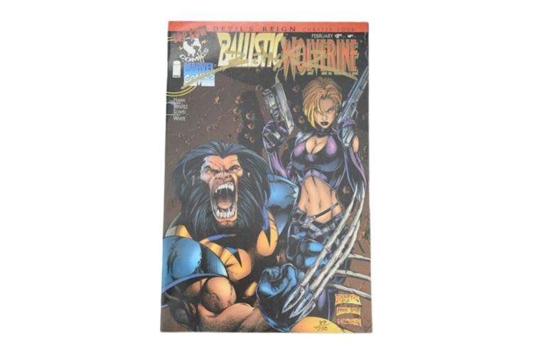 1997 BALLISTIC WOLVERINE AUTOGRAPH BY JOE BENITEZ COA TOP COW MARVEL COMICS