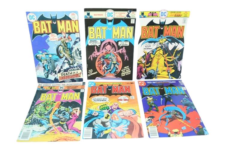 1975 BATMAN # 264, 266,  1976 BATMAN #271, 277   1977 BATMAN #293, 297