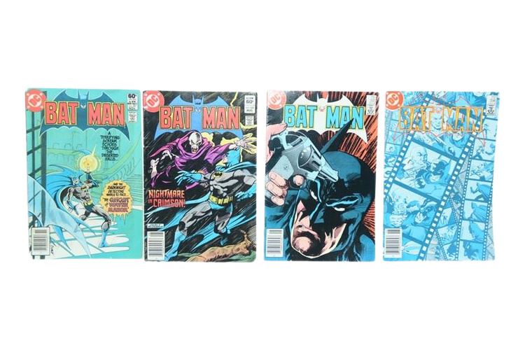 1981 BATMAN #341   1982 BATMAN #350    1986 BATMAN #395, 396 DC COMICS