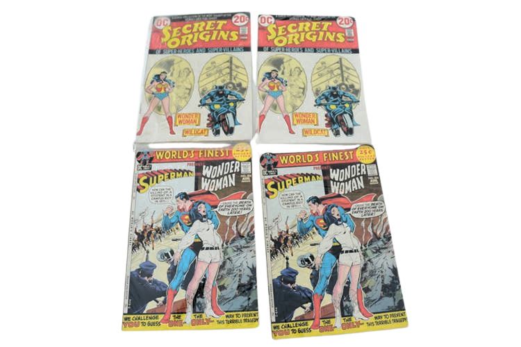 1973 LOT OF TWO SERCET ORIGINS # 3 AND 1971 LOT OF TWO WORLD'S FINEST #204