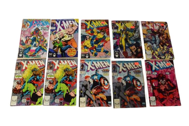 1990 X-MEN #260, TWO #268 TWO #269, 271, 272, 277, 278  1991 X-MEN #282 MARVEL