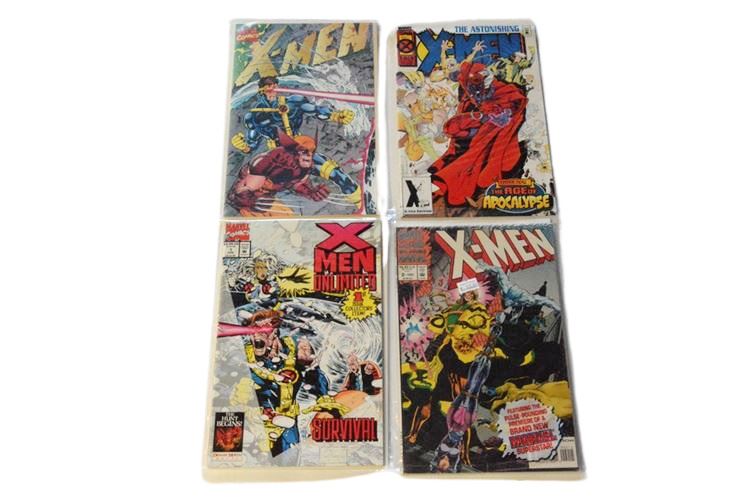 Four X-Men Comics 1 2 and two others