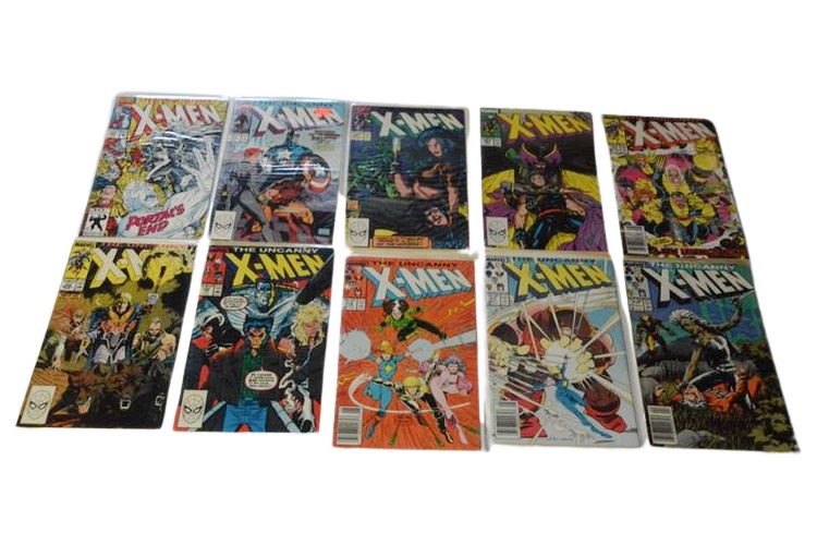 X-MEN #216, 217, 218, 245, 252, 254, 257, 267, 268, 285, MARVEL COMICS