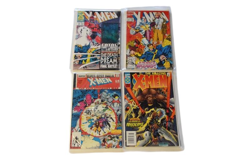 Four X-Men Deluxe Comic Books