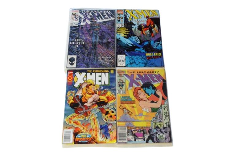 Four X-Men Comic Books 54 198 204 plus one