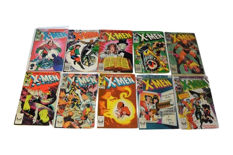 Ten X-Men Comic Books 171 172 174 175 176  177 178 179 180 182