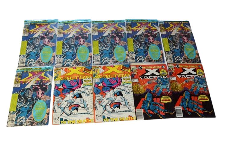 Ten X-Men  Comic Books 2-49  2-61  6-86