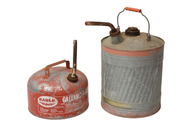 Two (2) Metal Gas Cans