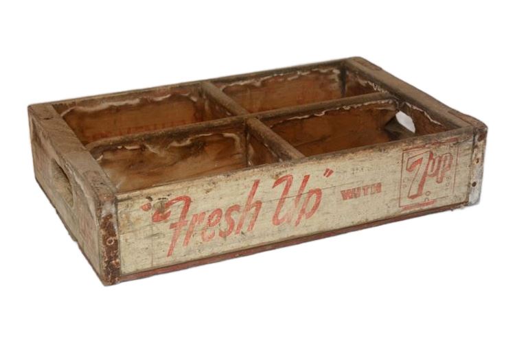 Vintage Wooden 7 UP Crate