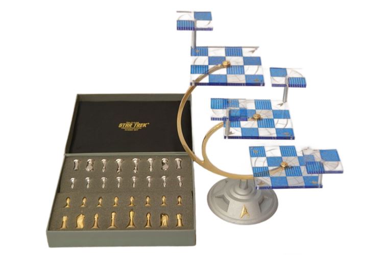 Franklin Mint Star Trek Tri-Dimensional Chess Set