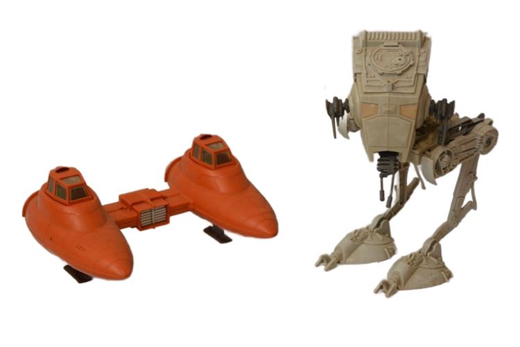 Star Wars  Vintage Twin-Pod Cloud Car & Light Armor Class AT-ST