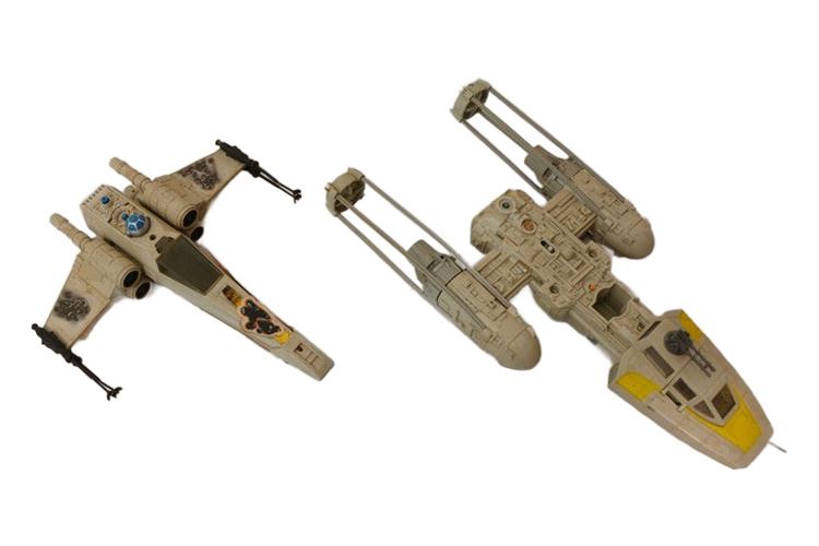 Two (2) Vintage Star Wars X Wing Fighters