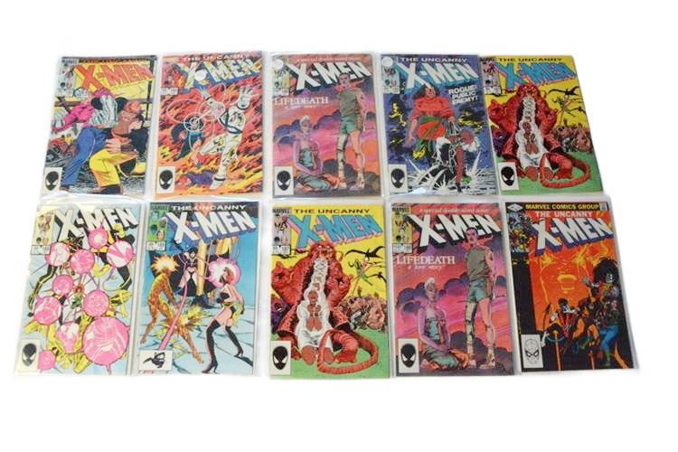 X-MEN #159 #186 #187 #189 #188 #187 #185 #186 #184 #183