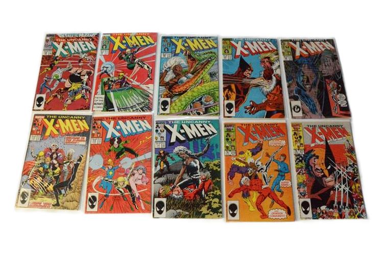 X-Men #211 #215 #216 #218 #219 #220 #222 #223 #225