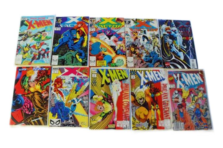 Group X-Men and X-Factor Comic Books