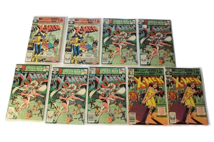 X-MEN #131 #138 #148 #148 #149  #150 #150 #155 #157 #150