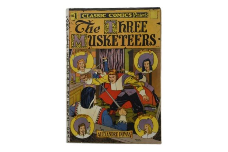 Classic Comics #1 The Three Musketeers (Gilberton, 1941)