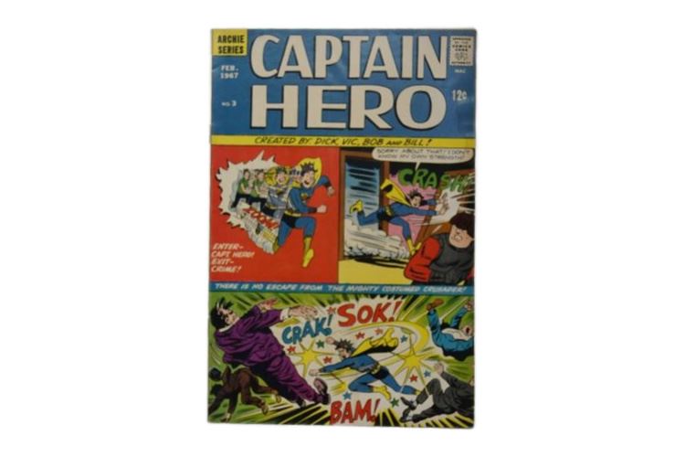 Jughead as Captain Hero #3 Archie Comics 1967