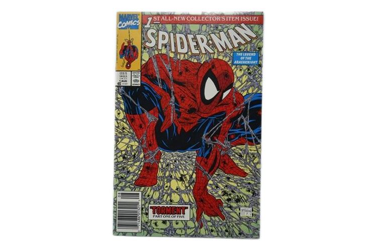 Spider-Man #1 Todd McFarLane - Newsstand Edition (Green Cover)