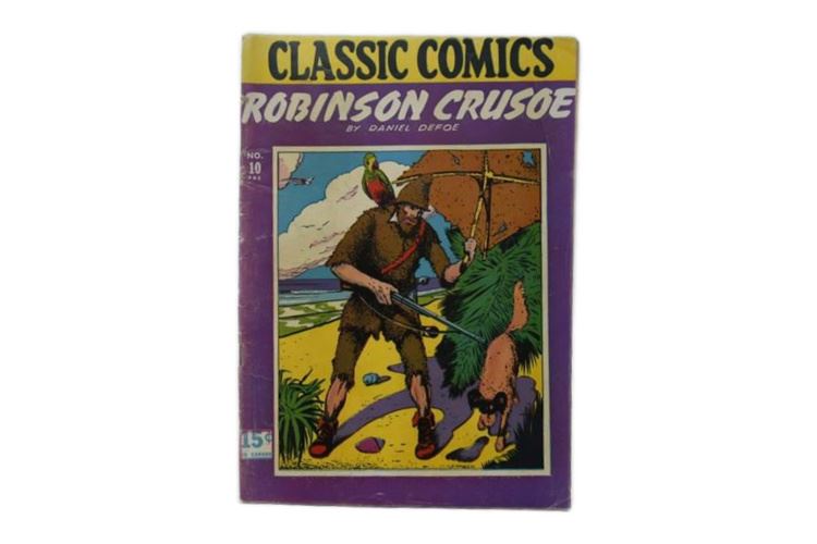 Classic Comics #10 ROBINSON CRUSOE