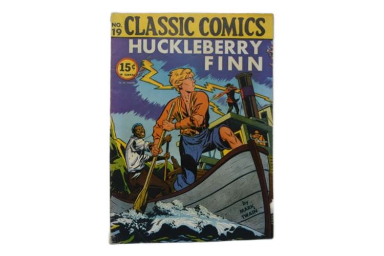 Classics Illustrated #19 Huckleberry Finn (1944)