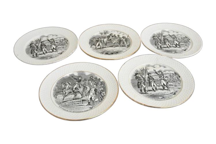 Five (5) Societe Ceramique Maestricht Holland Plates