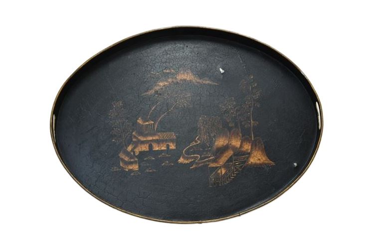 Vintage Asian Planted Plate