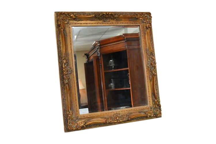 Carved and Gilt Wall Mirror