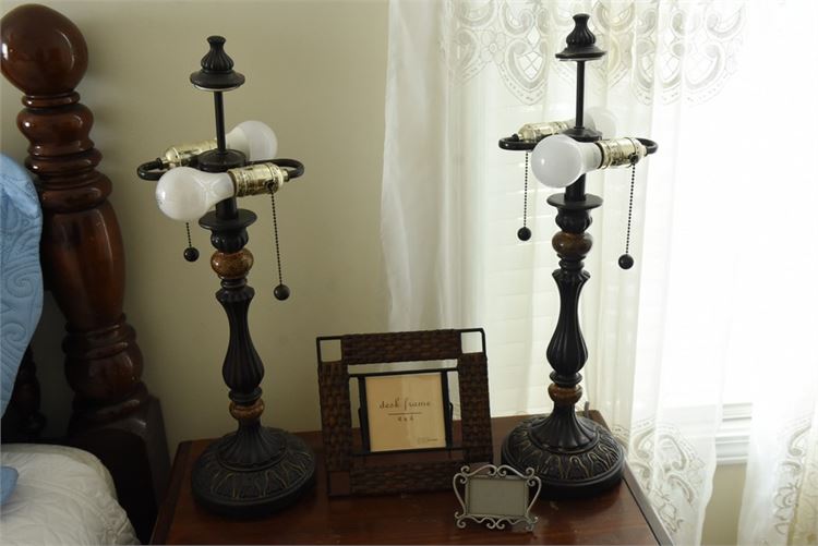 Pair Vintage Table Lamp