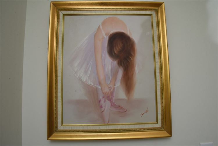 Portrait Of Ballerina Signed Smith