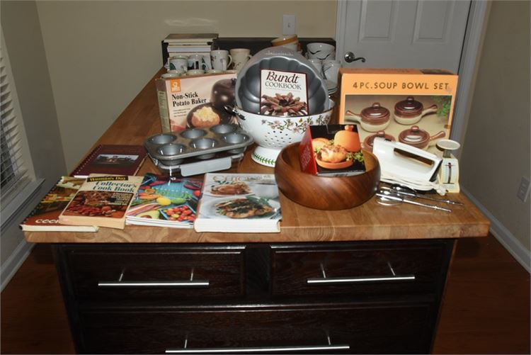Large Group Cookbooks and Kitchen Items