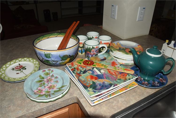 Group Misc Patterned Dishes