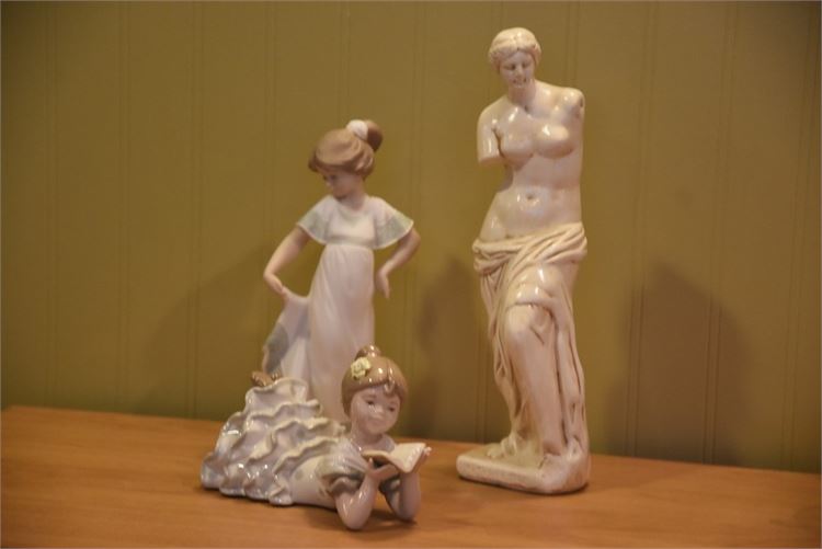 Three (3) Decorative Figures