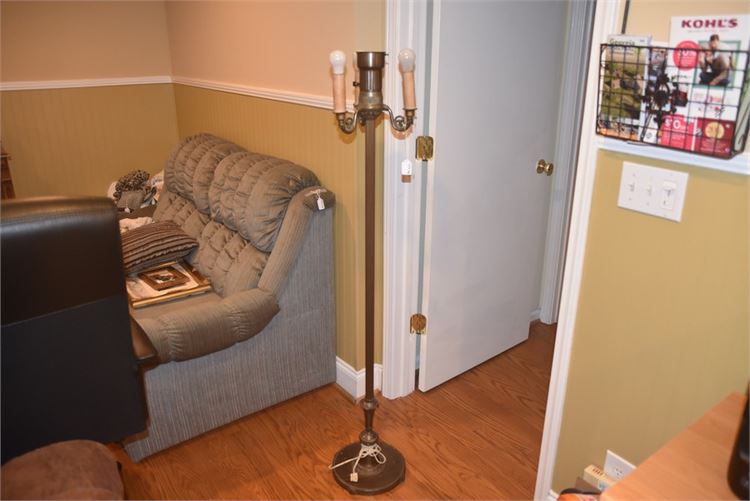 Vintage Two Light Floor Lamp