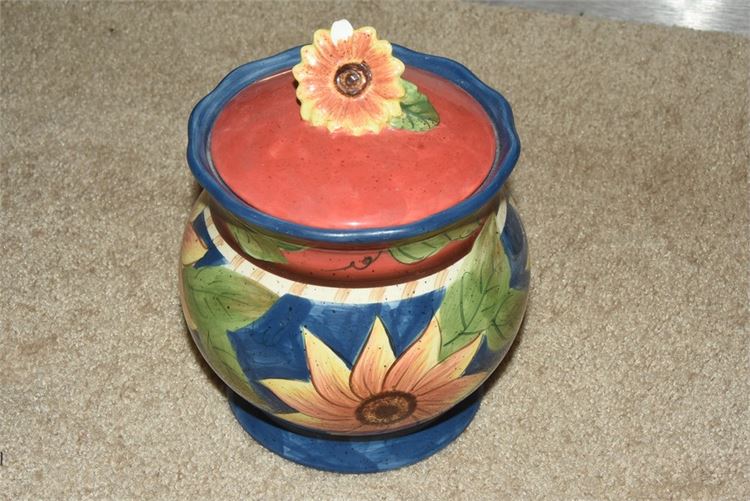 Sunflowers by Jay, Jay Imports Cookie Jar