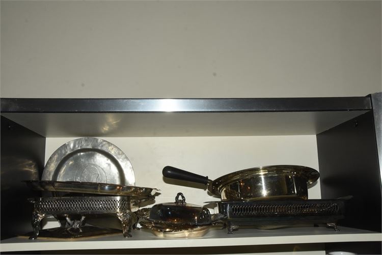 Group Food Service Items (Some Possibly Silverplate)