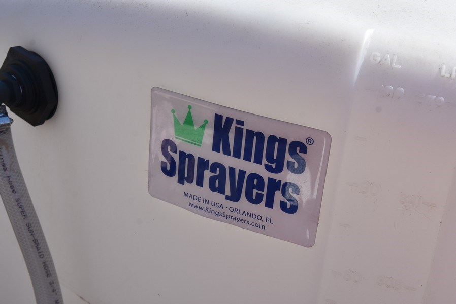 Kings 100 Gallon 4-Wheel Trailer Sprayer with Hose Reel