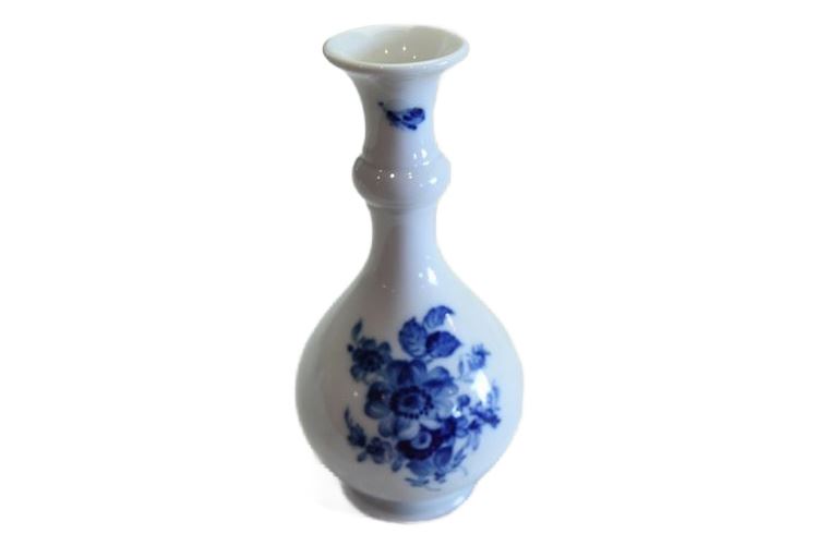 Meissen Porcelain Blue Flower Vase