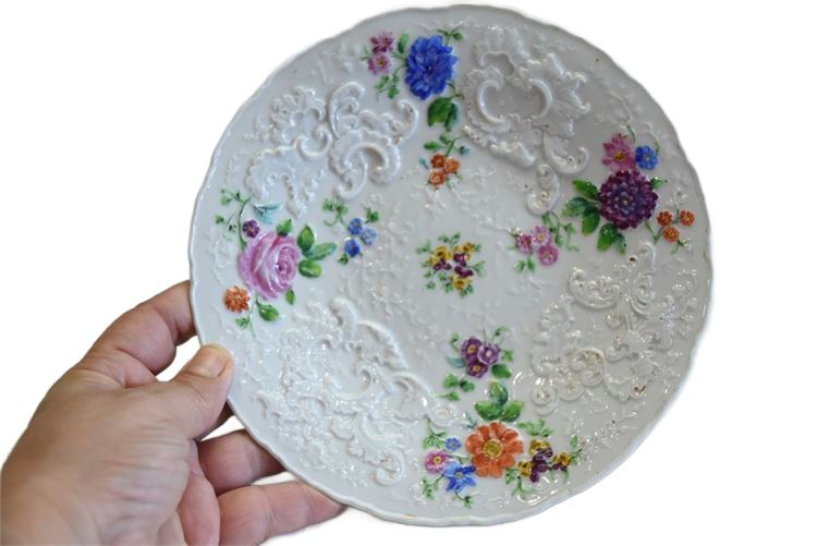 Meissen Floral Pattern Plate