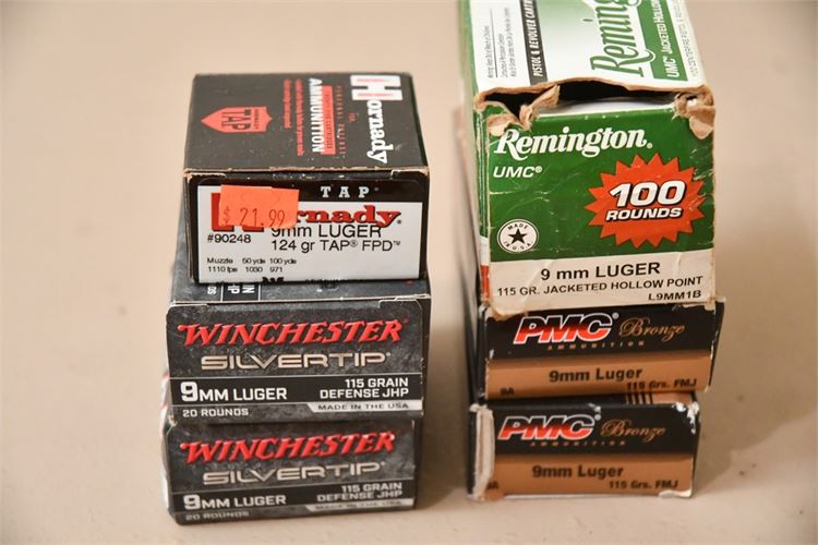 Group 9MM Luger Ammo