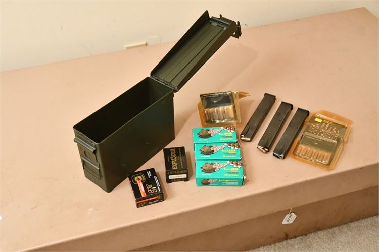 9mm Luger Ammo and Magazines
