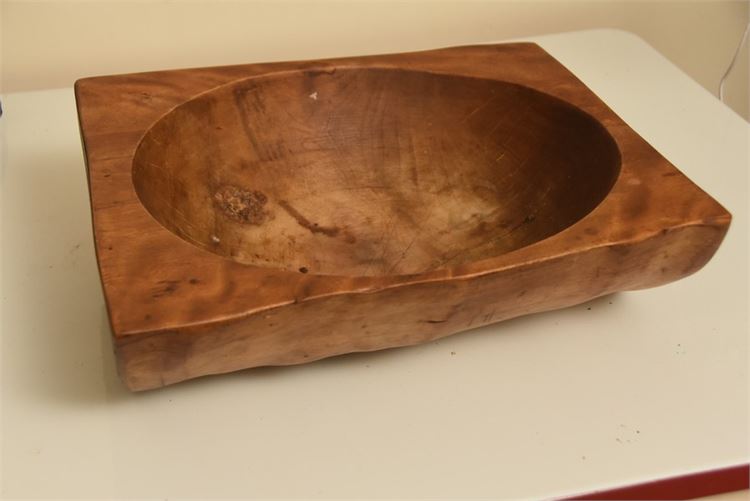 Carved Wood Bowl